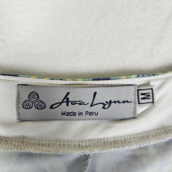 Ava Lynn Resort Dress Nautical Seahorse Colorful Peru Sundress Shift Womens M - Picture 11 of 15